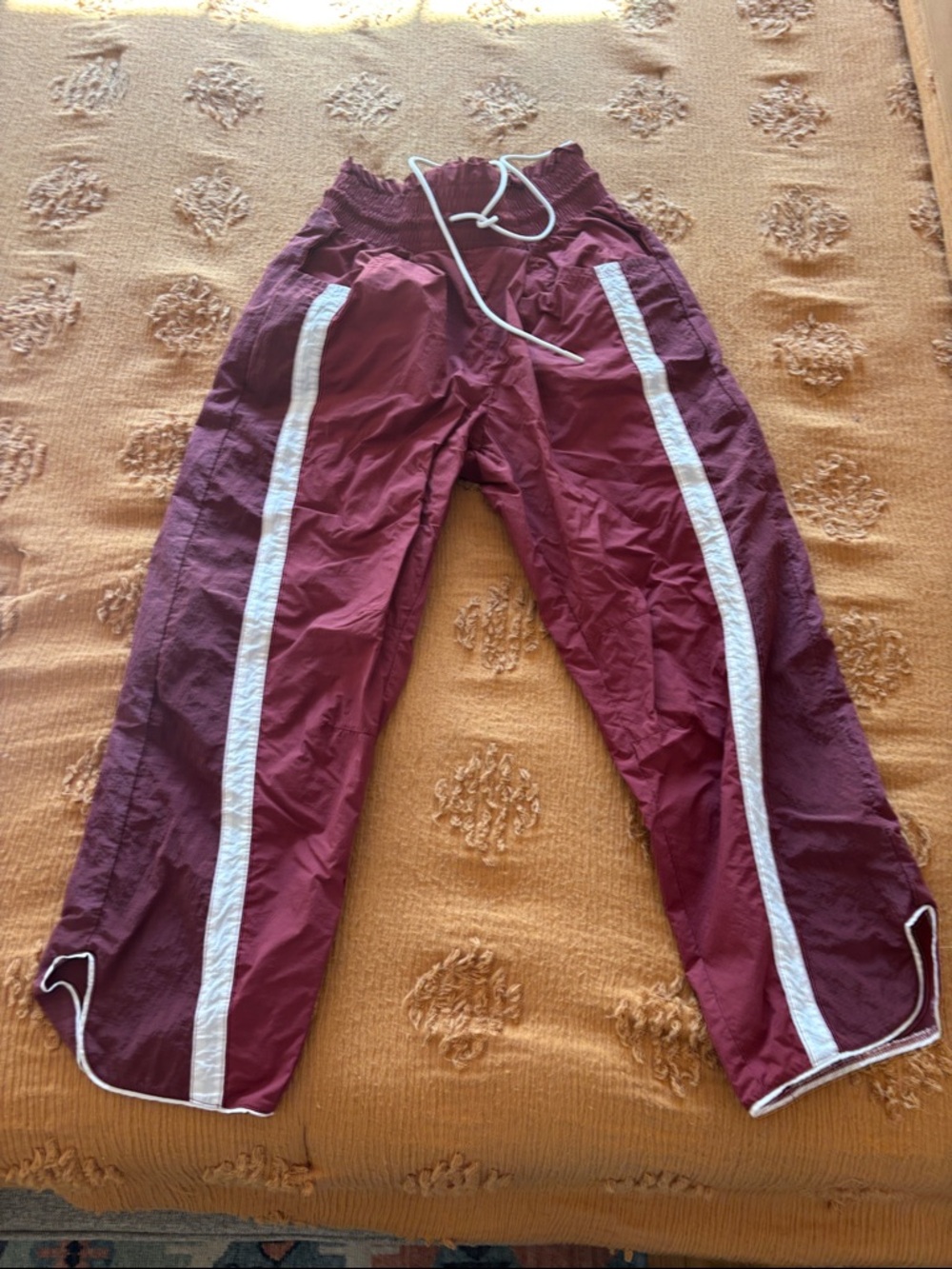 Free people nylon track pants